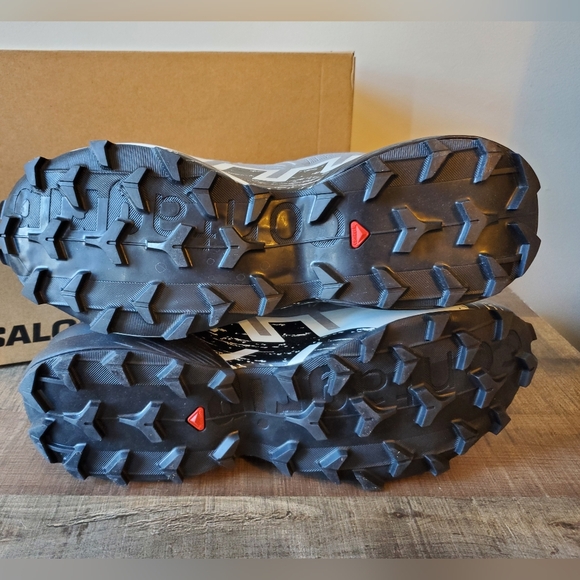 Salomon Speedcross 6 Quiet Shade/Black/Pearl Blue Running Shoe Men's US Size 10 - Picture 7 of 9